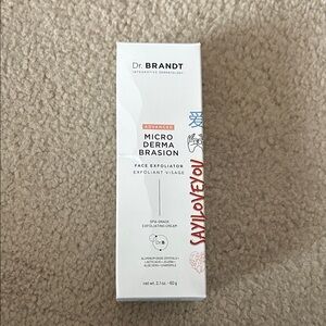 New Dr. Brandt Microdermabrasion Face Exfoliator